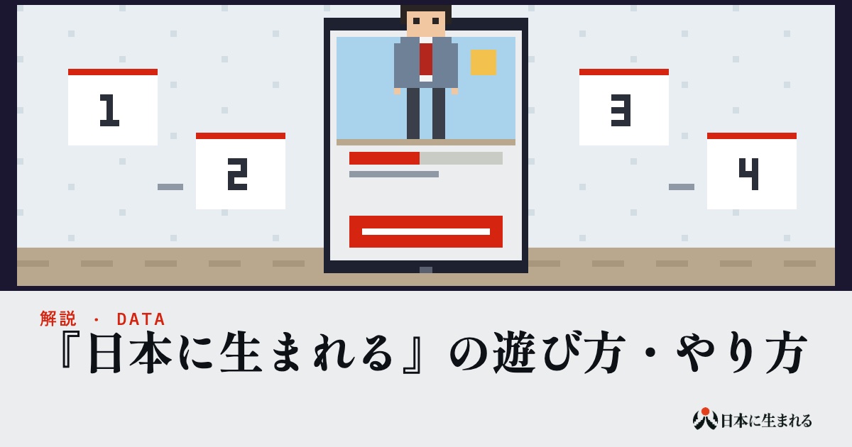 『日本に生まれる』の遊び方・やり方